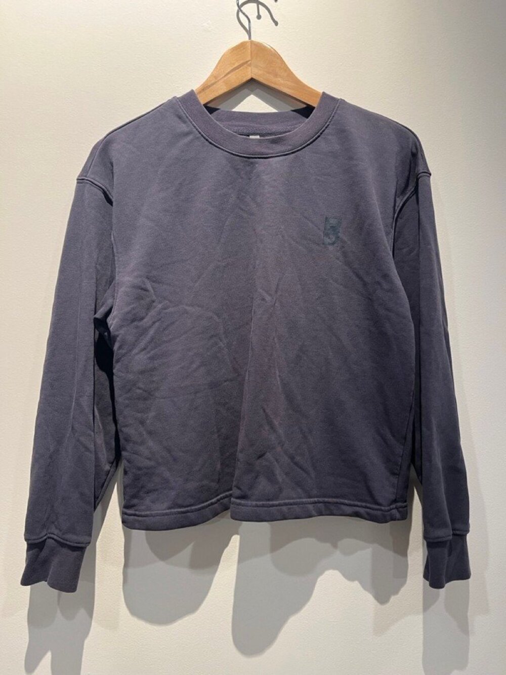 Fabletics Charcoal Crewneck Sweatshirt Size S Athleisure